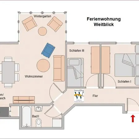 Daire Weitblick- Ideal Gelegene Familienwohnung Mit Charme *